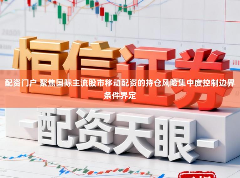 配资门户 聚焦国际主流股市移动配资的持仓风险集中度控制边界条件界定