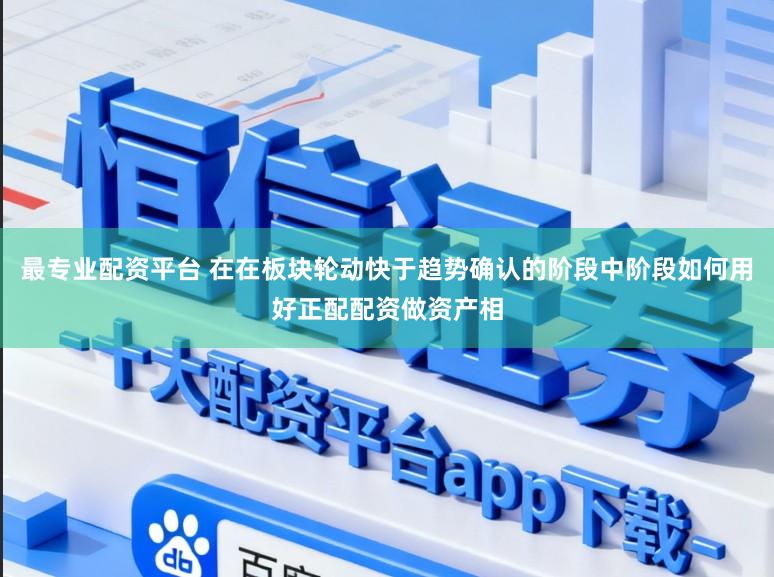 最专业配资平台 在在板块轮动快于趋势确认的阶段中阶段如何用好正配配资做资产相
