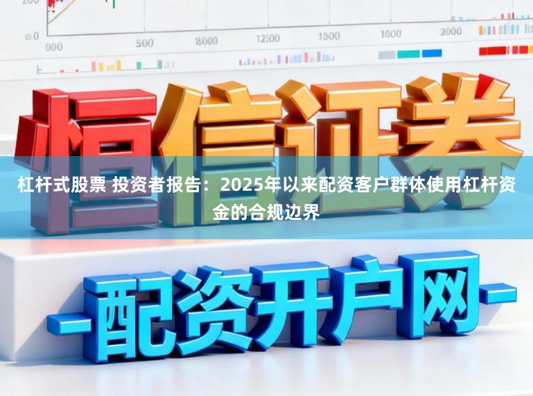杠杆式股票 投资者报告：2025年以来配资客户群体使用杠杆资金的合规边界